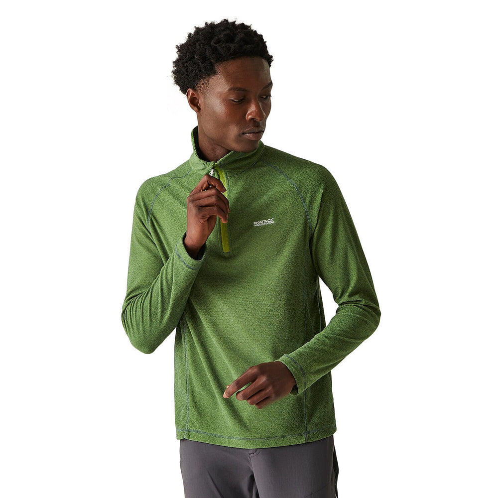 Regatta Montes Half Zip Fleece (Size-L) - Green