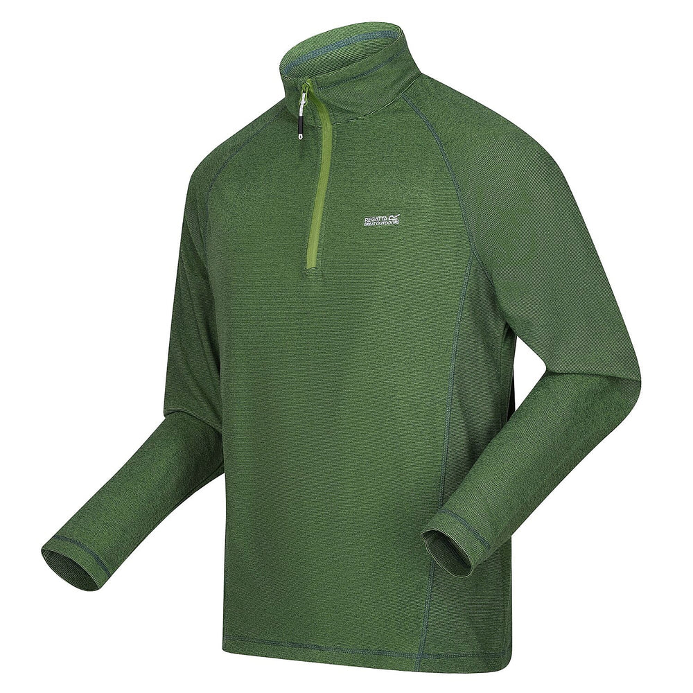 Regatta Montes Half Zip Fleece (Size-L) - Green