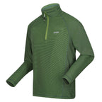 Regatta Montes Half Zip Fleece (Size-L) - Green