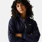 Regatta Womens Packaway Fully Waterproof Jacket (Size 20) - Navy