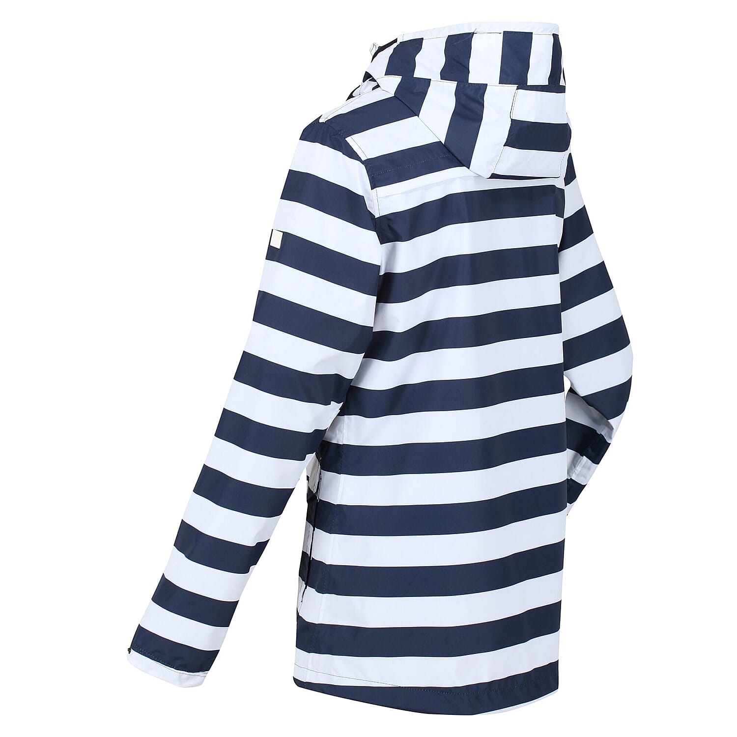 REGATTA Bayarma Striped Jacket (Size 10) - Navy & White