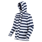 REGATTA Bayarma Striped Jacket (Size 10) - Navy & White