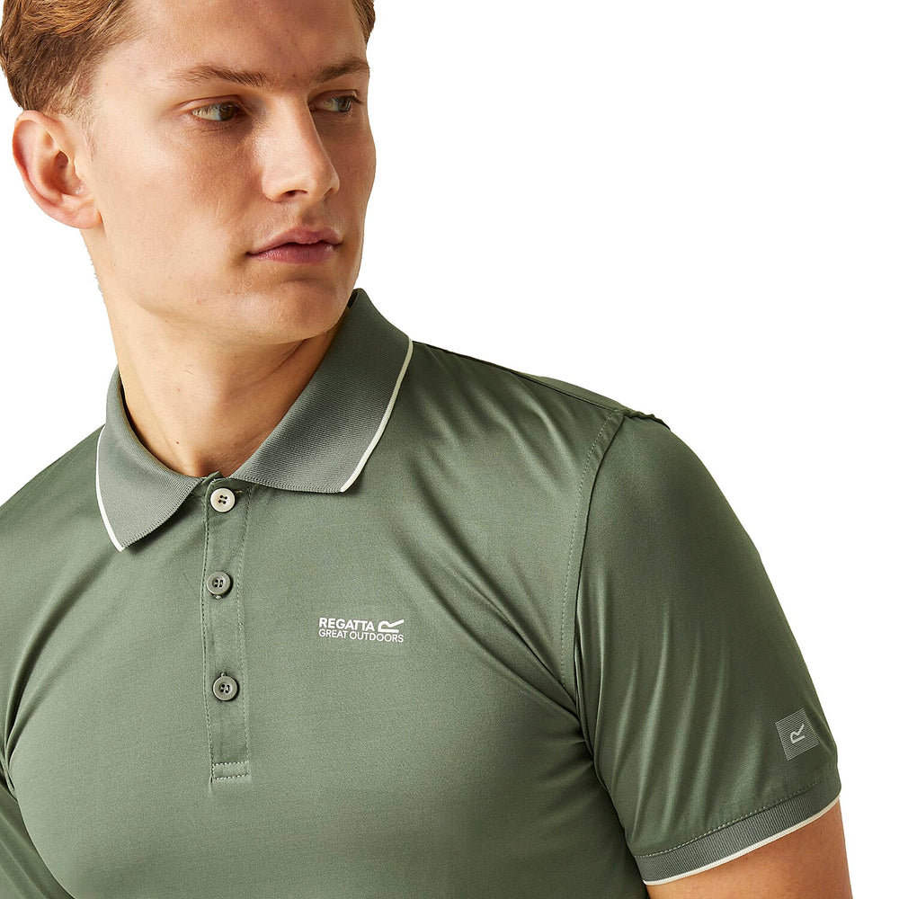 Regatta Ideal Remex Polo T-Shirt (Size L) - Agave Green