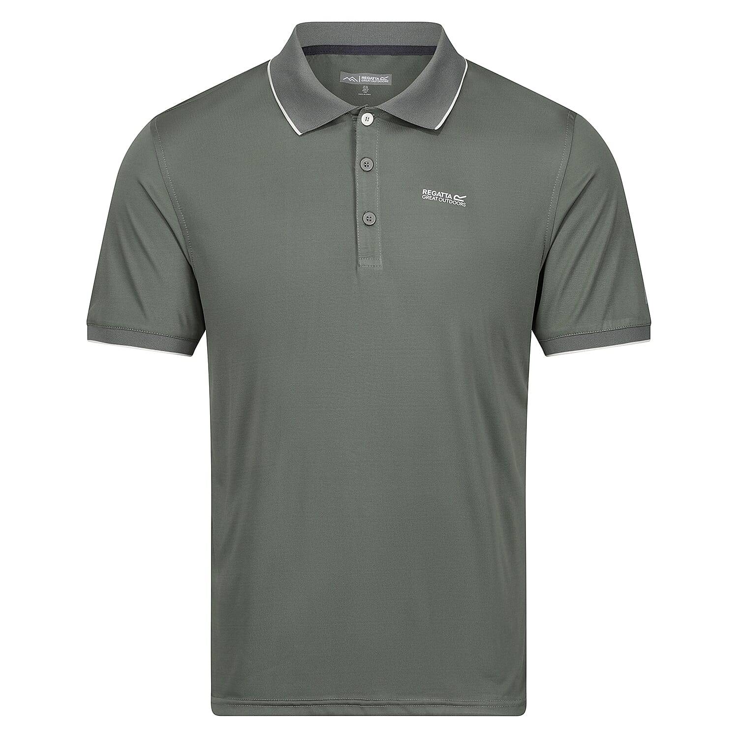 Regatta Ideal Remex Polo T-Shirt (Size L) - Agave Green
