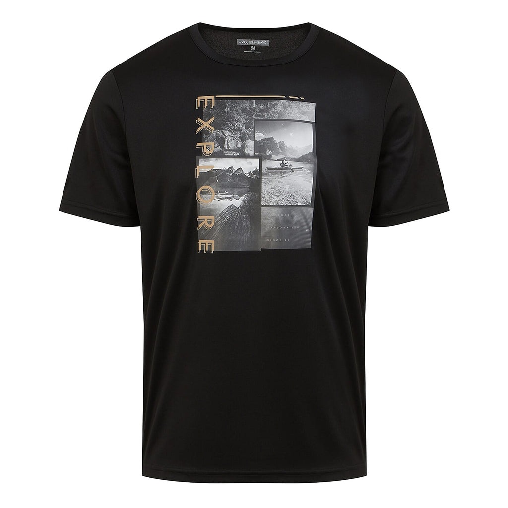 REGATTA Mens Fingal VIII Graphic Print T-Shirt (Size L) - Black