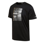 REGATTA Mens Fingal VIII Graphic Print T-Shirt (Size L) - Black