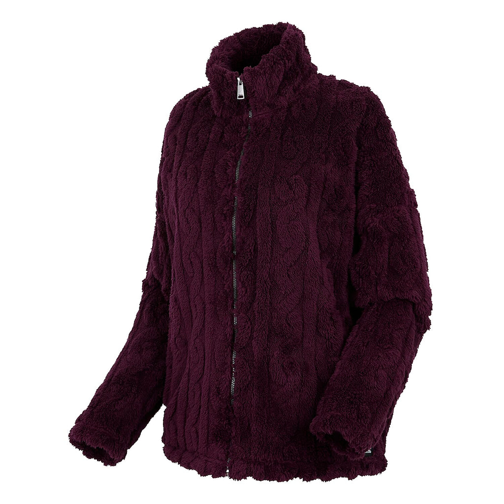 Regatta Womens Cable-Knit Effect Full-Zip Fleece (Size 12) - Fig