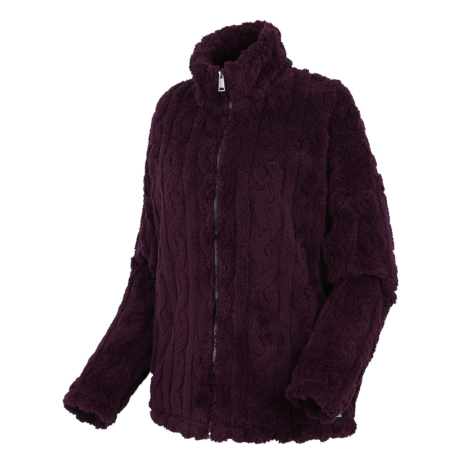 Regatta Womens Cable-Knit Effect Full-Zip Fleece (Size 12) - Fig