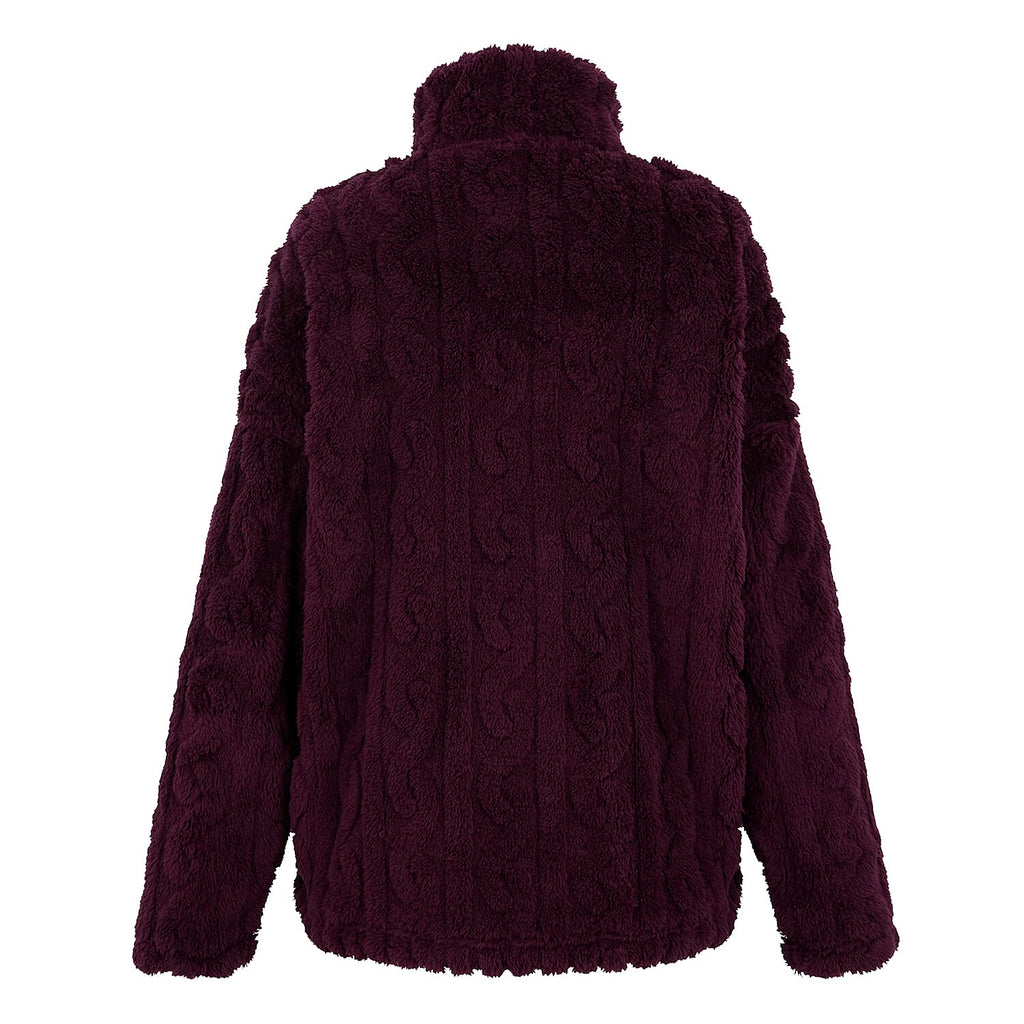 Regatta Womens Cable-Knit Effect Full-Zip Fleece (Size 12) - Fig