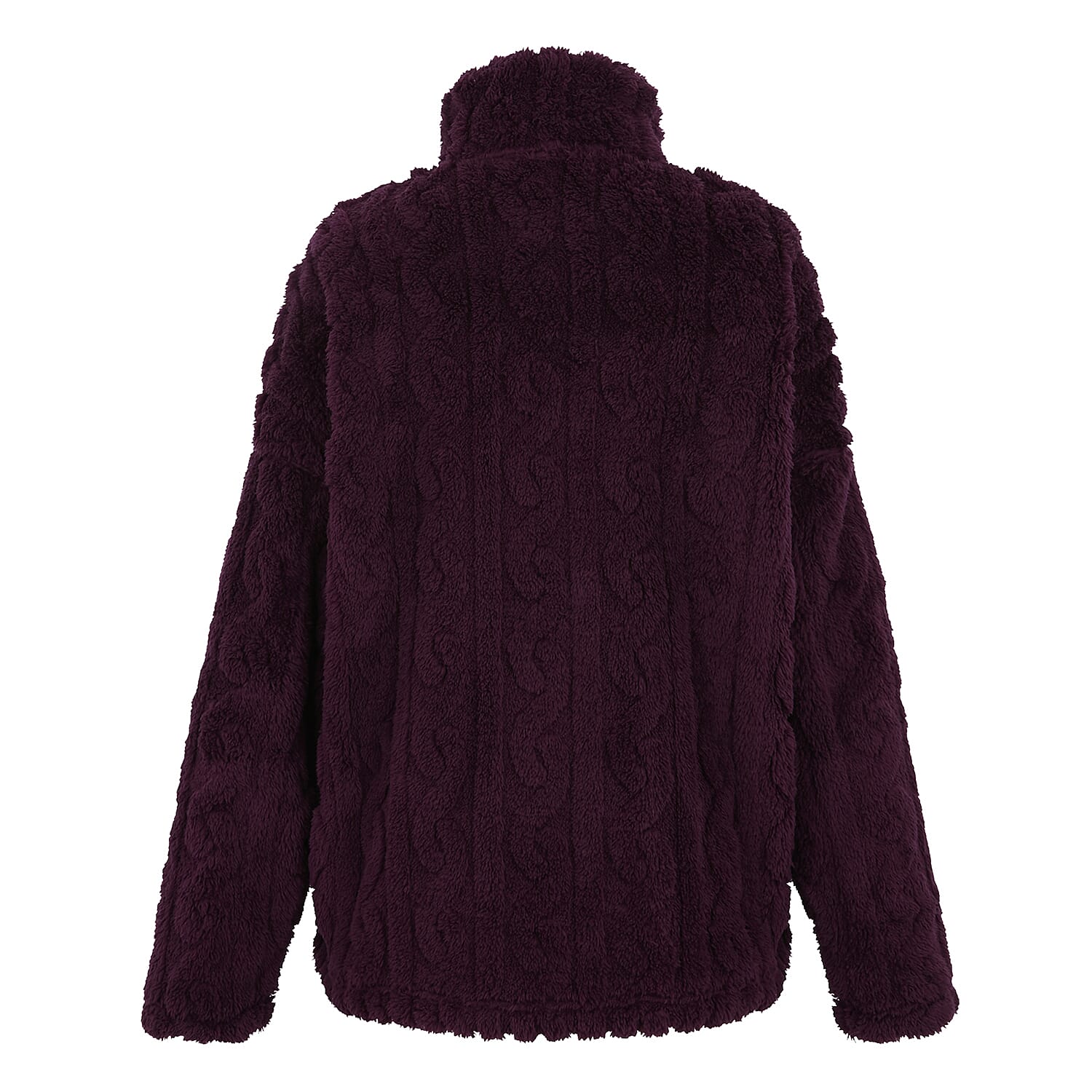 Regatta Womens Cable-Knit Effect Full-Zip Fleece (Size 12) - Fig