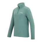 Regatta Womens Lightweight Half-Zip Fleece (Size 12) - Moss Green