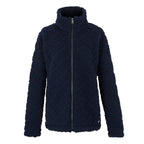 Regatta Womens Cable-Knit Effect Full-Zip Fleece (Size 12) - Navy