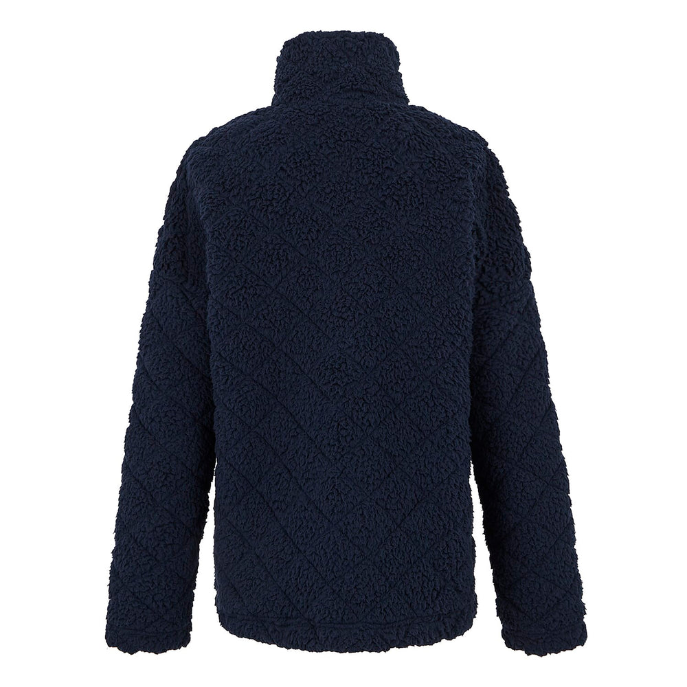 Regatta Womens Cable-Knit Effect Full-Zip Fleece (Size 12) - Navy