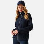 Regatta Womens Textured Full-Zip Fleece (Size 12) - Navy