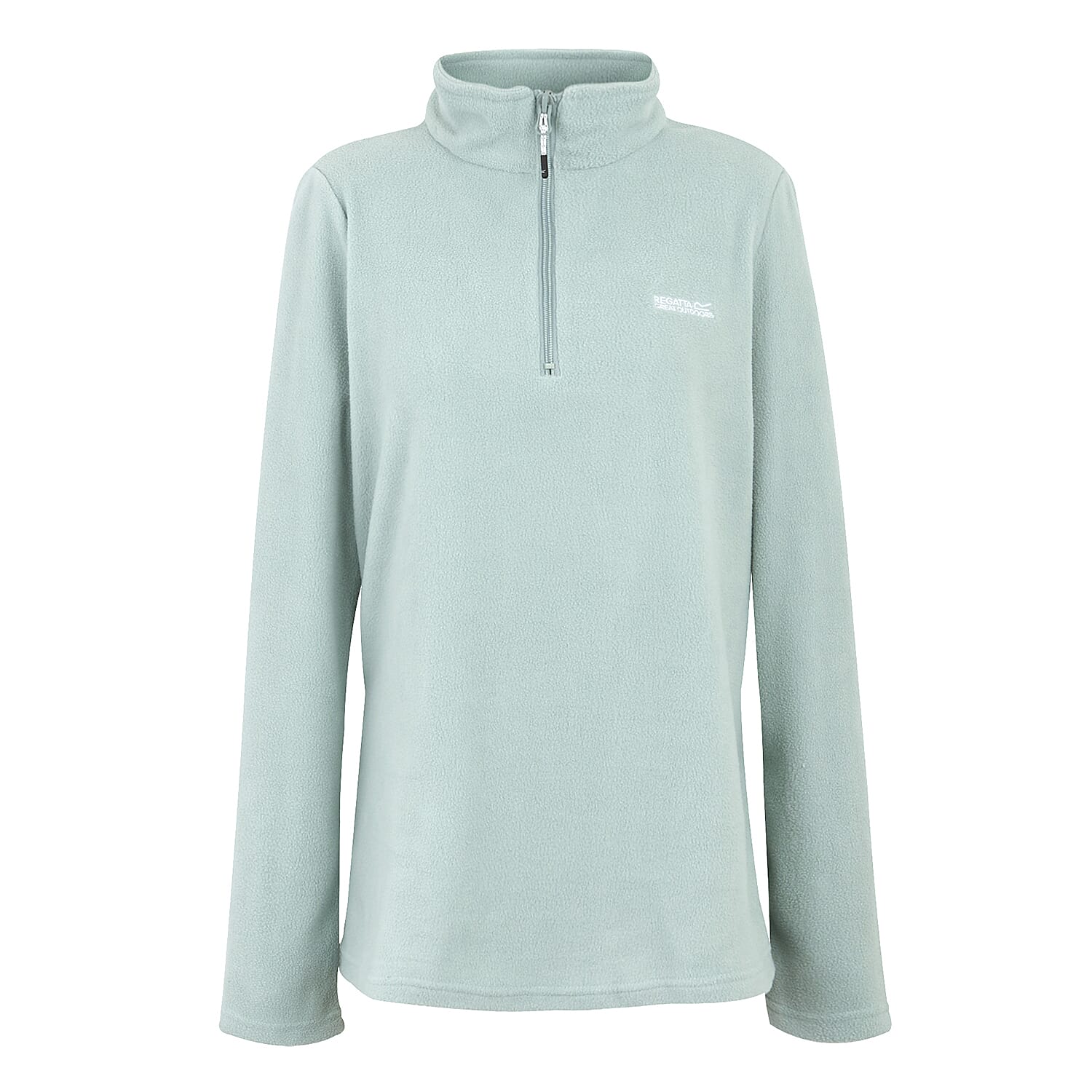 Regatta Womens Lightweight Half-Zip Fleece (Size 14) - Green Haze