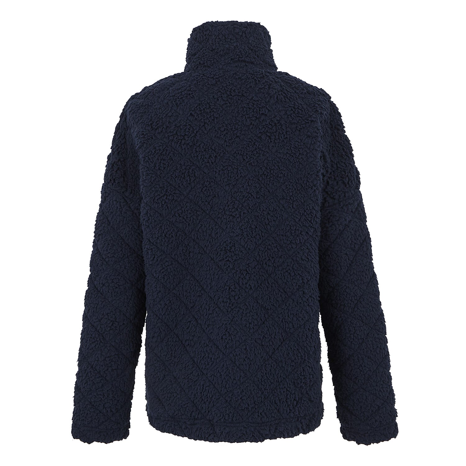 Regatta Womens Cable-Knit Effect Full-Zip Fleece (Size 14) - Navy