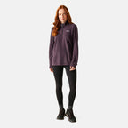 Regatta Womens Lightweight Half-Zip Fleece (Size 14) - Deep Plum