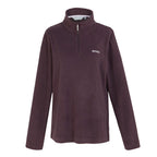 Regatta Womens Lightweight Half-Zip Fleece (Size 14) - Deep Plum