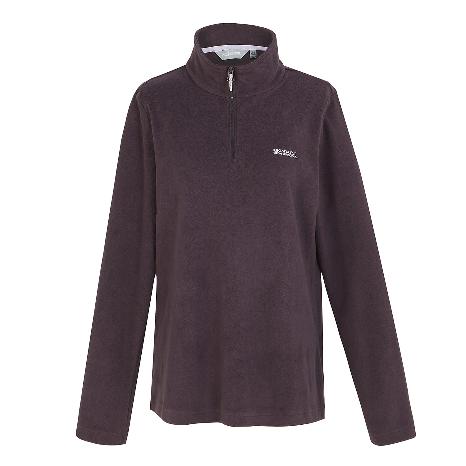 Regatta Womens Lightweight Half-Zip Fleece (Size 14) - Deep Plum