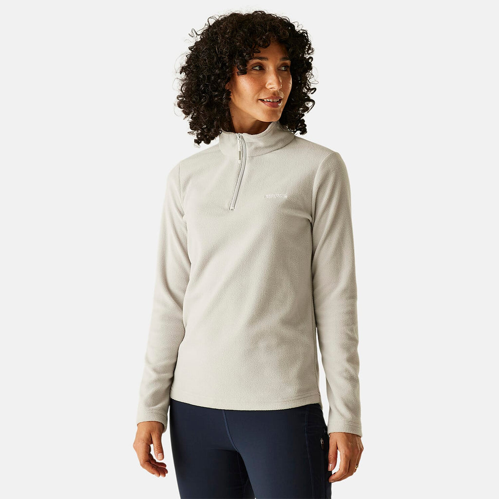 Regatta Womens Lightweight Half-Zip Fleece (Size 16) - Grey