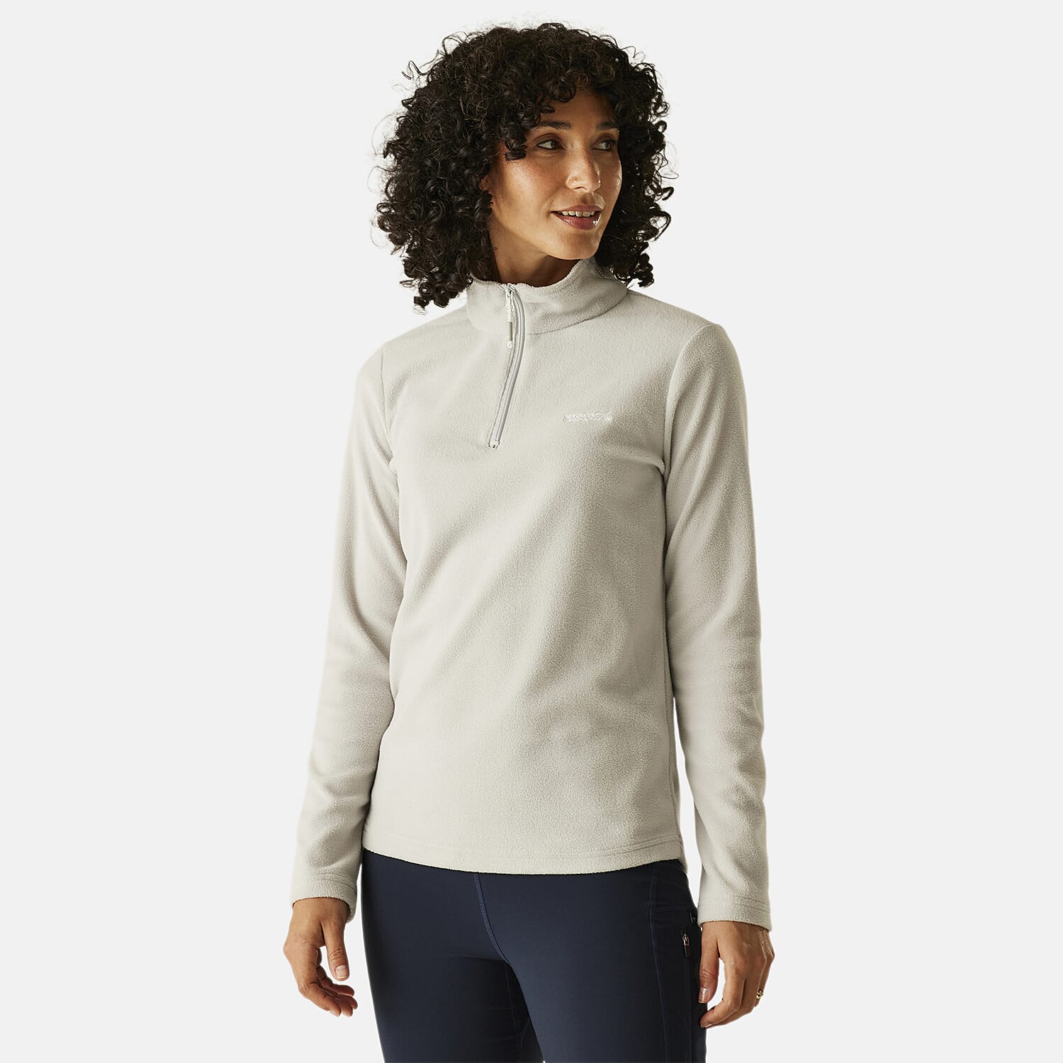 Regatta Womens Lightweight Half-Zip Fleece (Size 16) - Grey