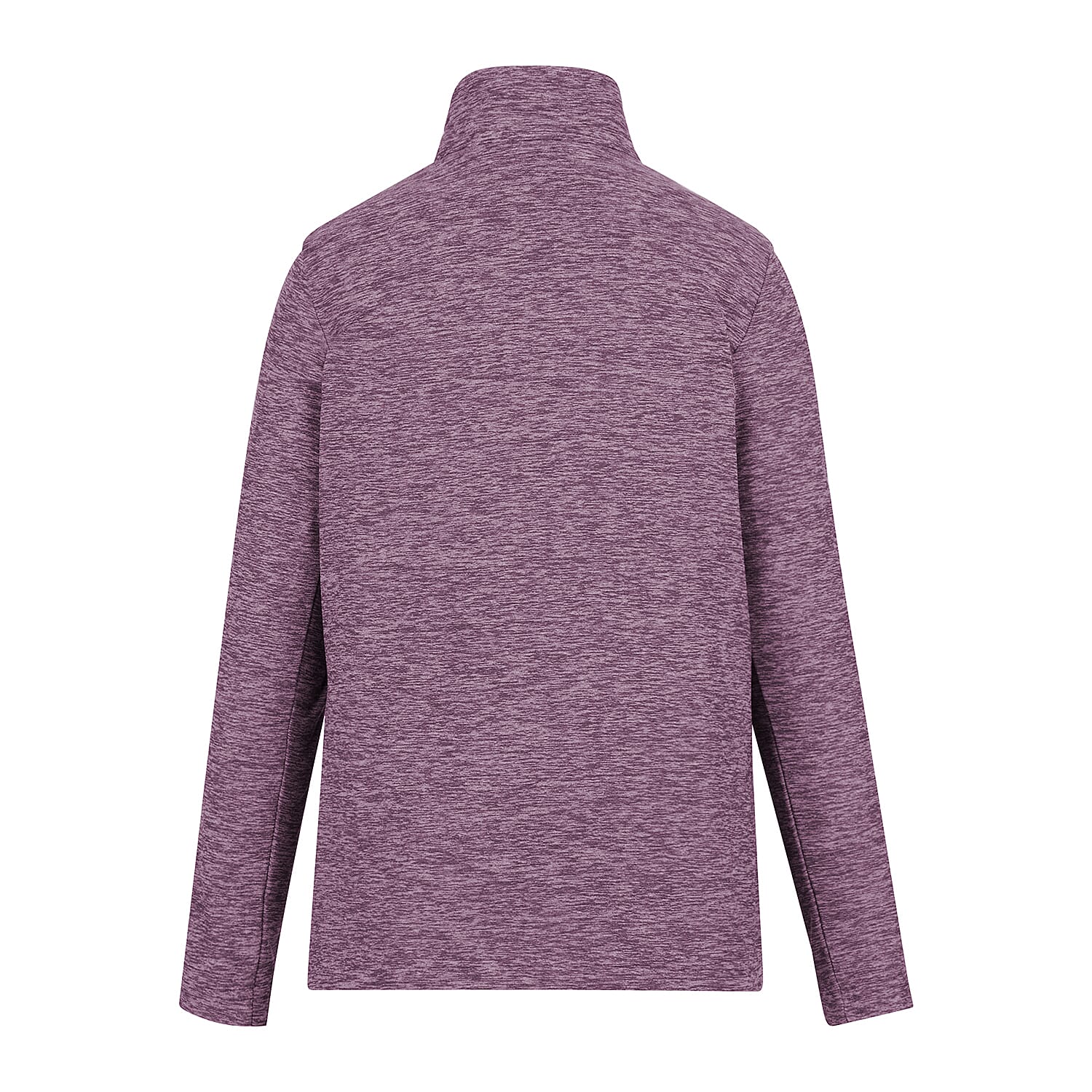 Regatta Womens Marl Half Zip Fleece Sweatshirt (Size 16) - Dark Pimento