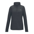 Regatta Womens Marl Half Zip Fleece Sweatshirt (Size 16) - Seal Grey