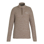 Regatta Womens Marl Half Zip Fleece Sweatshirt (Size 16) - Mocha