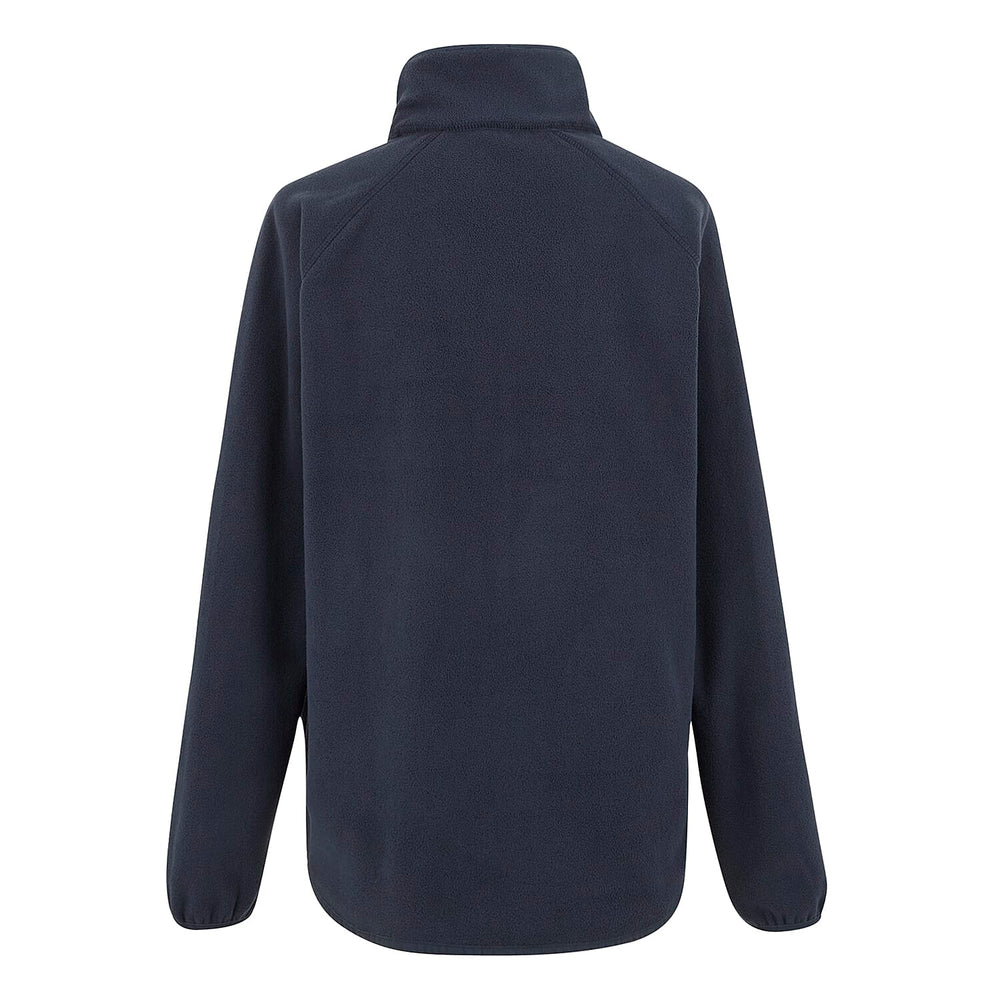 Regatta Womens Half Zip Fleece Sweatshirt With Pockets (Size 16) - Navy