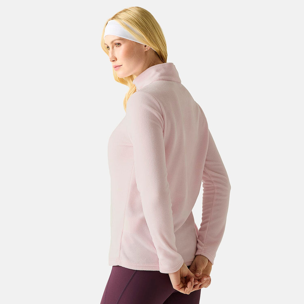Regatta Womens Lightweight Half-Zip Fleece (Size 16) - Haze Pink