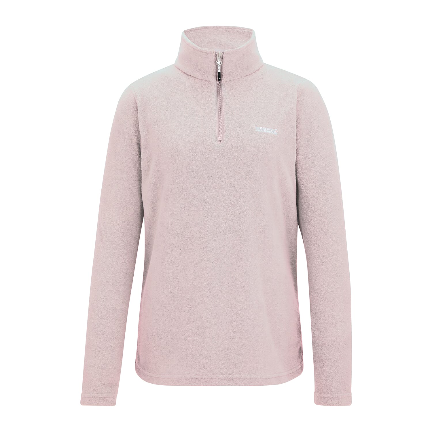 Regatta Womens Lightweight Half-Zip Fleece (Size 16) - Haze Pink