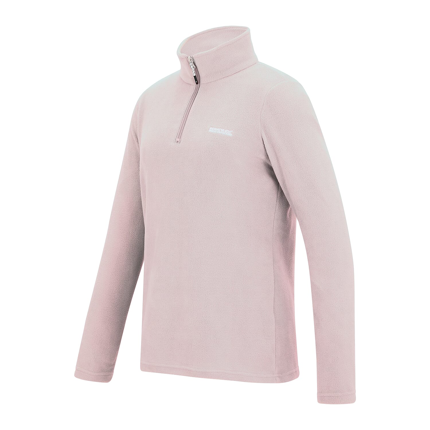 Regatta Womens Lightweight Half-Zip Fleece (Size 16) - Haze Pink