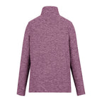 Regatta Womens Marl Half Zip Fleece Sweatshirt (Size 18) - Dark Pimento