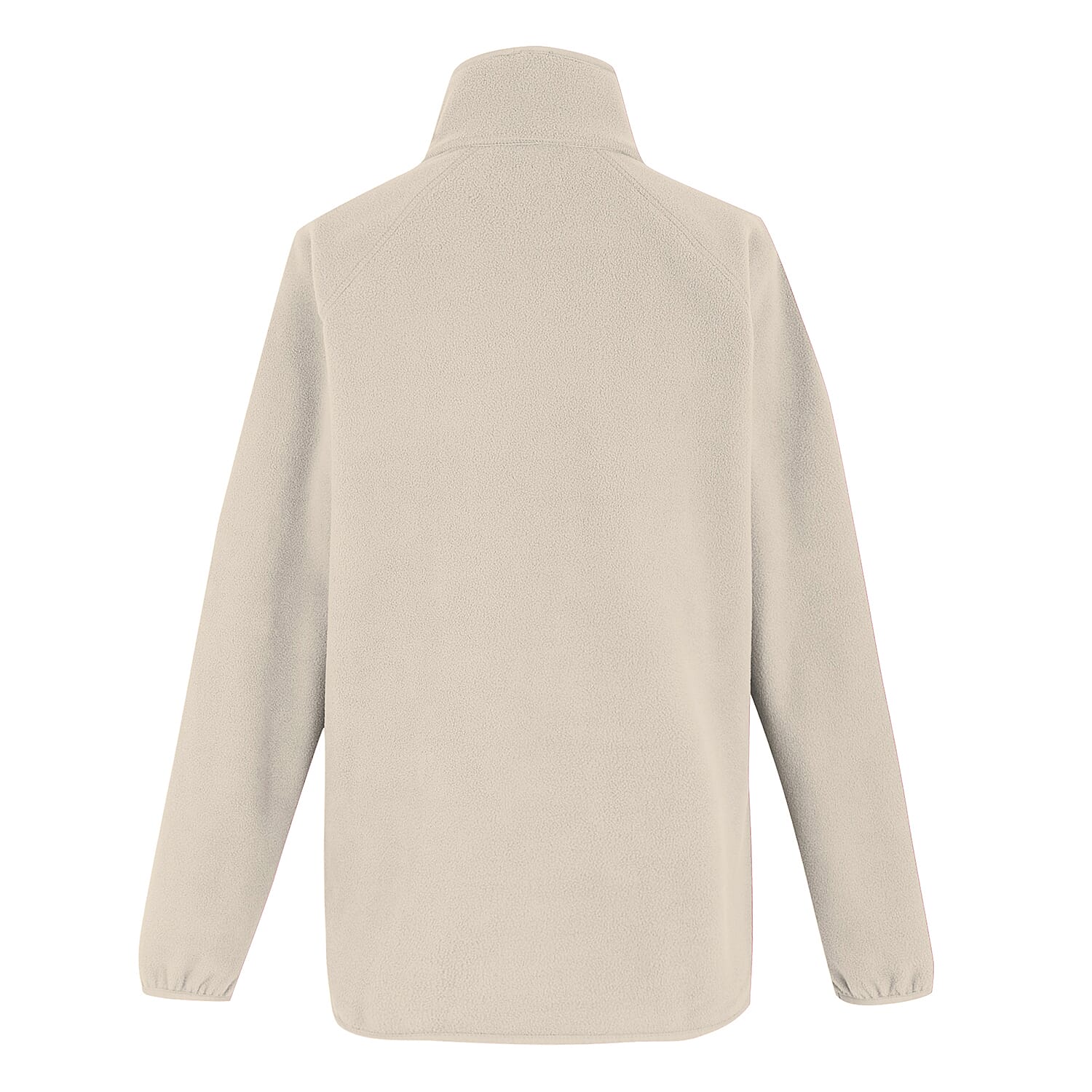 Regatta Womens Half Zip Fleece Sweatshirt With Pockets (Size 18) - Lightvanilla