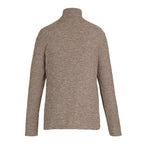 Regatta Womens Marl Half Zip Fleece Sweatshirt (Size 18) - Mocha