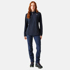 Regatta Womens Lightweight Half Zip Fleece (Size 18) - Navy-Black