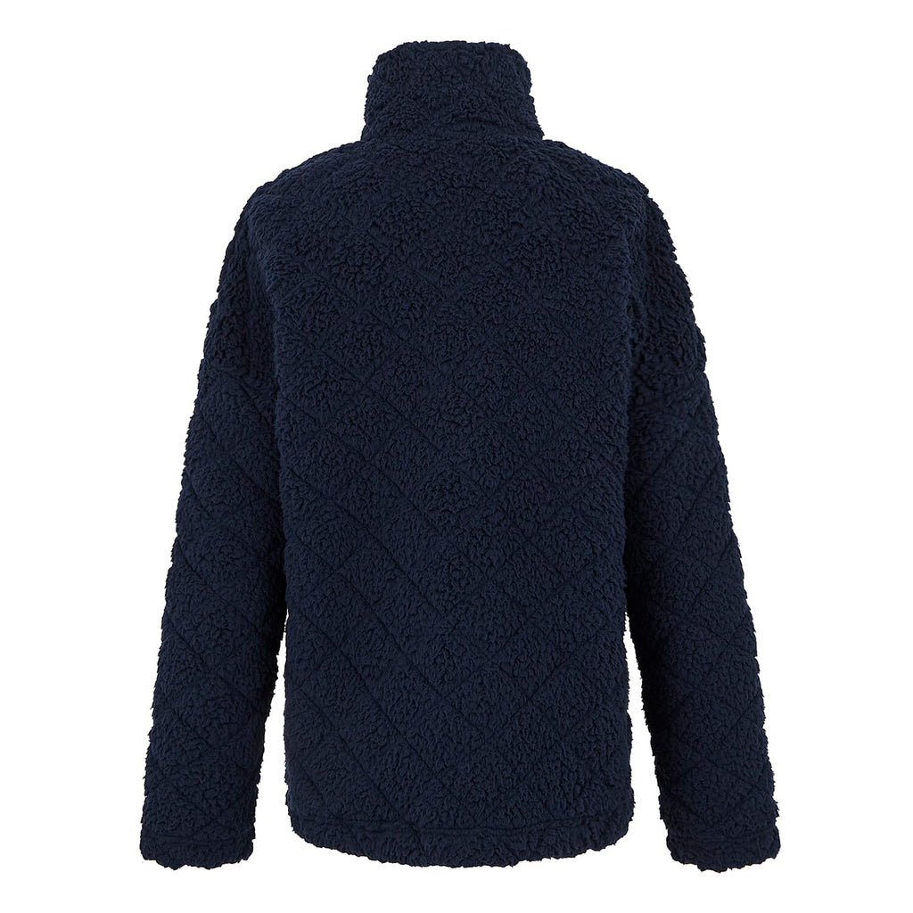 Regatta Womens Cable-Knit Effect Full-Zip Fleece (Size 18) - Navy