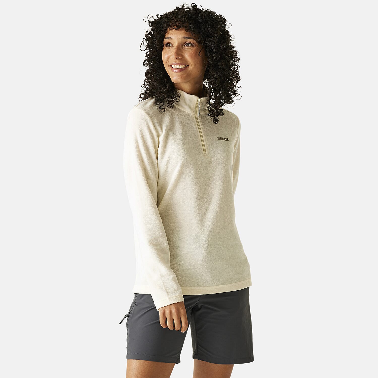 Regatta Womens Lightweight Half-Zip Fleece (Size 20) - Cream