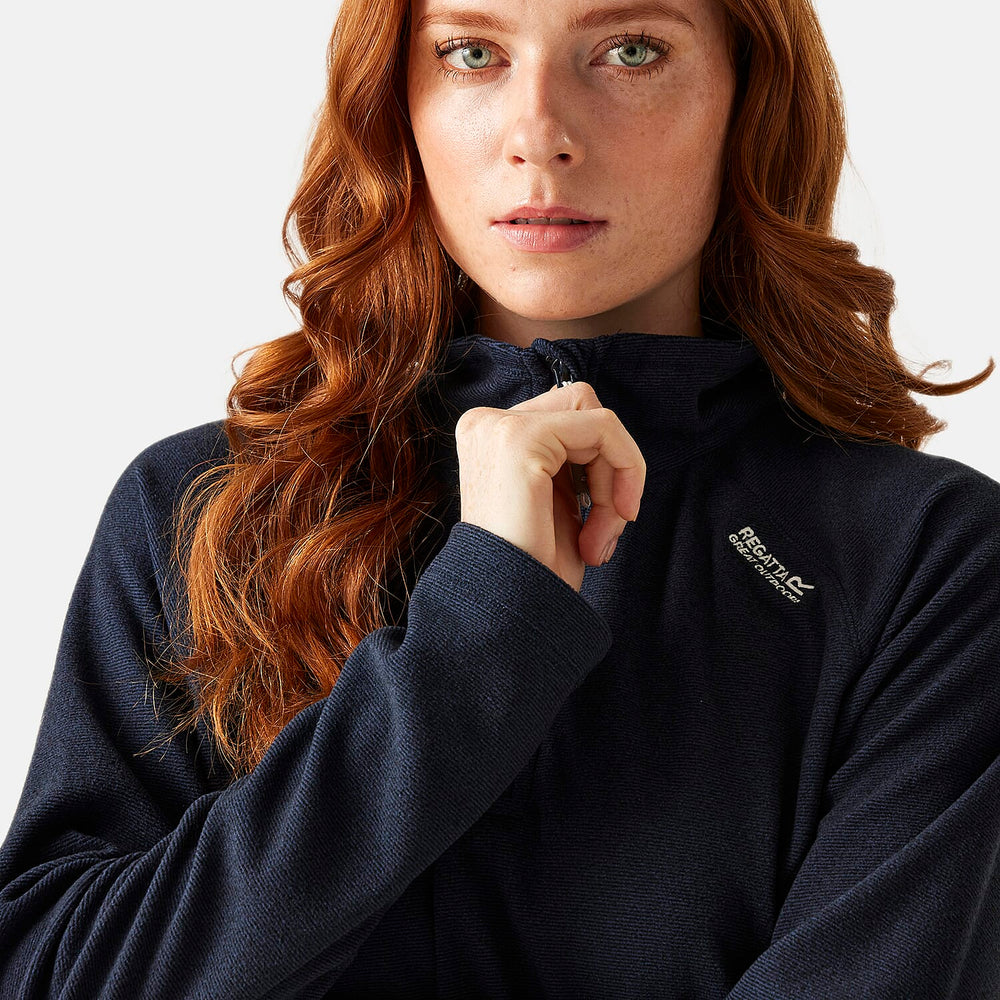 Regatta Womens Lightweight Half Zip Fleece (Size 20) - Navy-Black