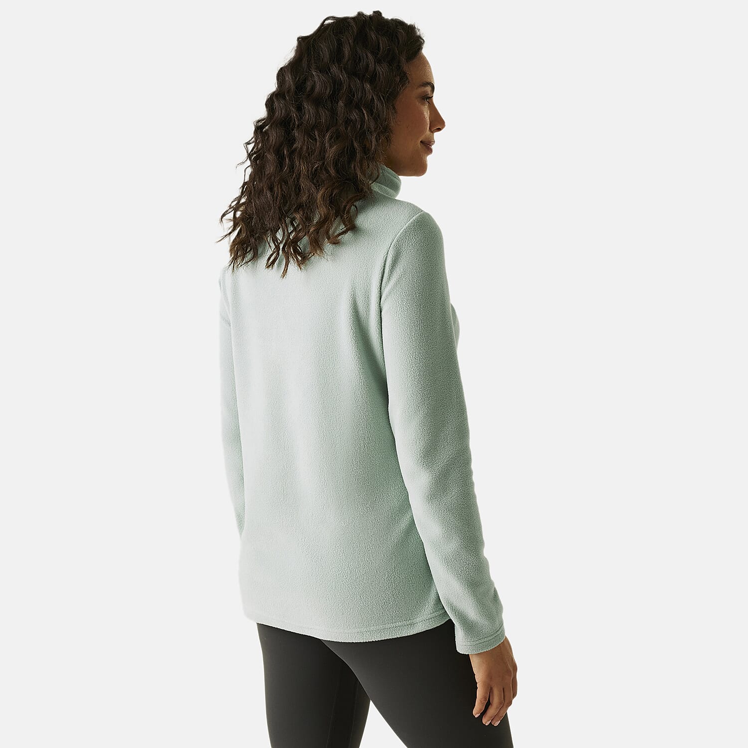 Regatta Womens Lightweight Half-Zip Fleece (Size 22) - Green Haze