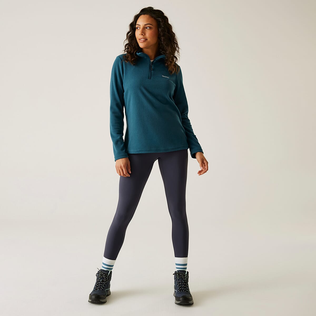 Regatta Womens Lightweight Half-Zip Fleece (Size 24) - Moroccan Blue