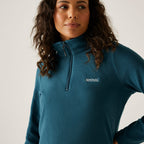 Regatta Womens Lightweight Half-Zip Fleece (Size 24) - Moroccan Blue