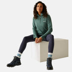 Regatta Womens Lightweight Half-Zip Fleece (Size 24) - Spruce Green