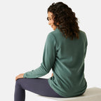 Regatta Womens Lightweight Half-Zip Fleece (Size 24) - Spruce Green