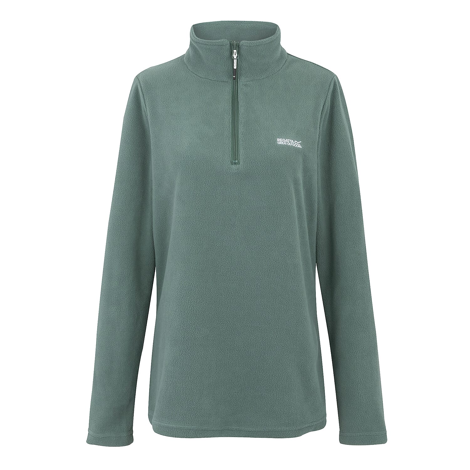 Regatta Womens Lightweight Half-Zip Fleece (Size 24) - Spruce Green