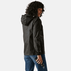 Regatta Womens Full Waterproof Jacket With Packet Pouch (Size 20) - Black