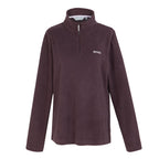 Regatta Womens Lightweight Half-Zip Fleece (Size 14) - Deep Plum