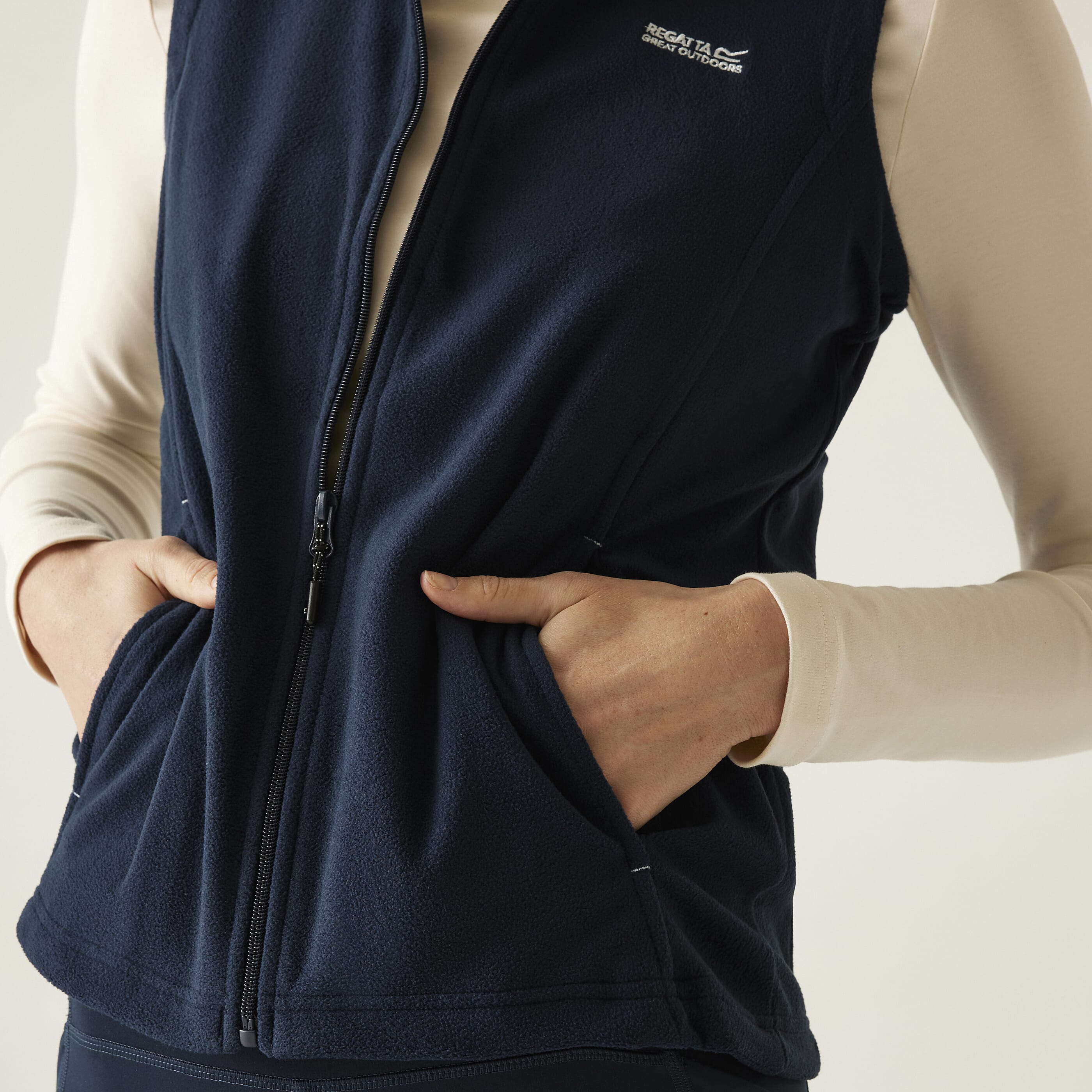 Regatta Womens Soft Fleece Gilet (Size 14) - Blue