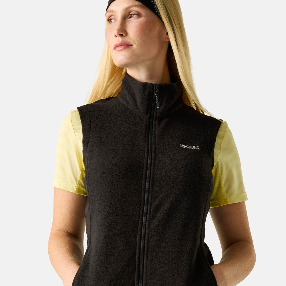 Regatta Womens Soft Fleece Gilet (Size 14) - Black