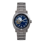 Reign Impaler Automatic Movt. 10ATM WR Blue Dial Mens Watch with Silver Colour Stainless Steel Strap